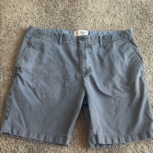 Original Penguin Slate Blue Flat Front Shorts